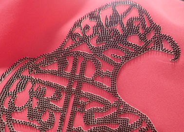 Etichette senza piombo del trasferimento di calore di logo su ordinazione del silicone 3D per le magliette