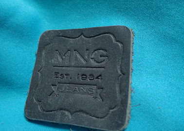 Toppa stampata abitudine del cuoio impresso dell'etichetta del cuoio dei jeans dell'OEM