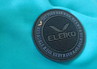 L'etichetta materiale del panno del PVC del silicone, progetta l'etichetta per il cliente di cura di gomma del silicone della toppa 3D del PVC