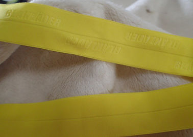 nastro elastico del jacquard di 25mm con il logo di goffratura per usura all'aperto