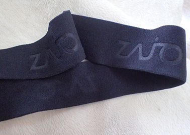 nastro elastico del jacquard di 25mm con il logo di goffratura per usura all'aperto