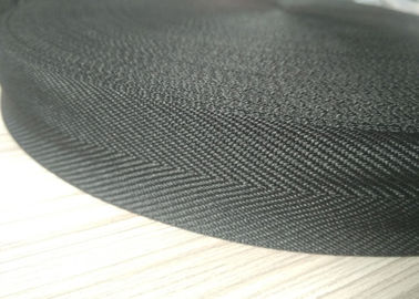 Effetto opaco del poliestere che ricopre nastro tessuto, colore non elastico del nero del cavo