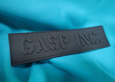 Adatti le toppe su ordinazione per abbigliamento, toppe dell'abbigliamento della gomma di silicone del PVC 3d
