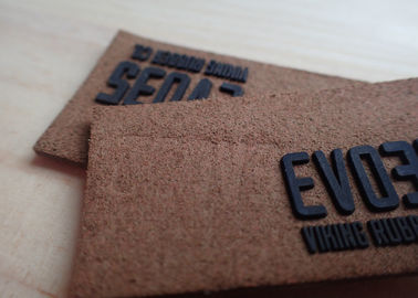 Logo Garment Leather Patch Custom personale ha impresso i jeans riveste di pelle l'etichetta della toppa
