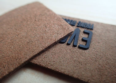 Logo Garment Leather Patch Custom personale ha impresso i jeans riveste di pelle l'etichetta della toppa