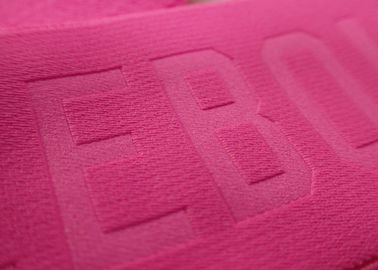 Gancio delle toppe di logo di nome e nastro adesivi impressi del ciclo alzati 3D per gli abiti sportivi