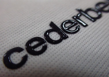 Etichette flessibili ad alta densità del trasferimento di calore della stampa di schermo con il logo su ordinazione di nome