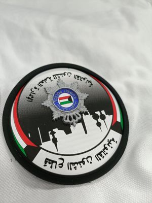 3d logo in silicone alzato etichetta aziendale personalizzata stampata su misura
