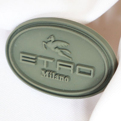3d logo in silicone alzato etichetta aziendale personalizzata stampata su misura