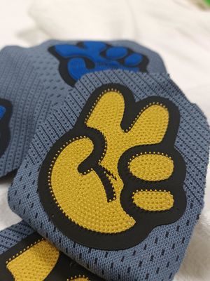OEKOTEX Logo in rilievo Patch lavabili Patch personalizzati negoziabili