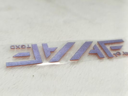 OEM Etichette di trasferimento di calore per abbigliamento in silicone 3D spessa Oeko Tex con consistenza speciale