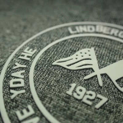 Etichette stampate con stampa di ferro in silicone personalizzate Etichette di trasferimento termico
