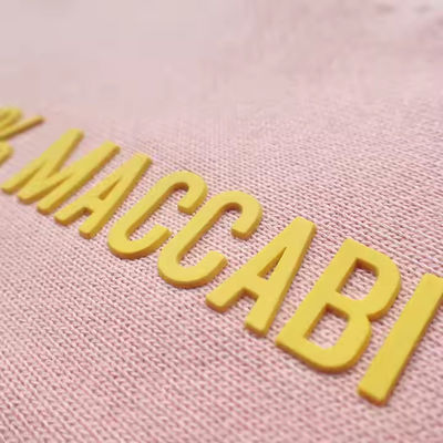 Etichette personalizzate in gomma di silicone senza etichette Trasferimento di calore con lettere e numeri 3D Nome Patch Trasferimento di logo Stampa