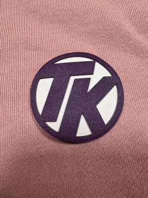 Abbigliamento in schiuma 3D personalizzato Sticker in rilievo Logo di abbigliamento Etichette di stampa termica per felpe