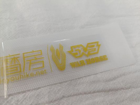 3D embossed shine logo abbigliamento in ferro badge di calore di gomma silicone patch di trasferimento di calore