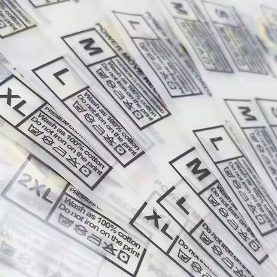 Etichetta di trasferimento di abbigliamento di alta qualità personalizzata Etichetta di trasferimento termico