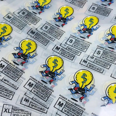 Etichetta di trasferimento di abbigliamento di alta qualità personalizzata Etichetta di trasferimento termico