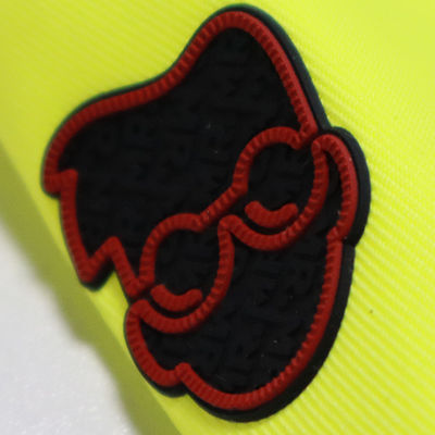Etichetta in silicone 3D personalizzata, stampata a caldo, lavabile, con trasferimento del logo in silicone morbido 3D