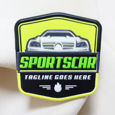 Etichette in TPU a trasferimento di calore personalizzate in fabbrica Patch di logo in TPU 3D in incisione Patch di marca per abbigliamento
