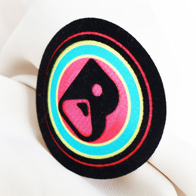 Stampa Personalizzata Logo Squadra di Calcio Personalizzato 3D Flock Etichetta Termotrasferibile