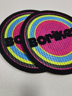 Custom Heat Press Flocking Logo Patch Iron On Heat Transfer T-shirt in vinile