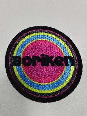 Custom Heat Press Flocking Logo Patch Iron On Heat Transfer T-shirt in vinile