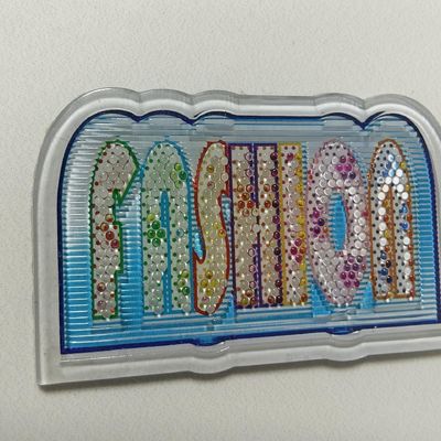 Cosere su Custom Phantonm colori effetto olografico Fancy TPU Soft Patches
