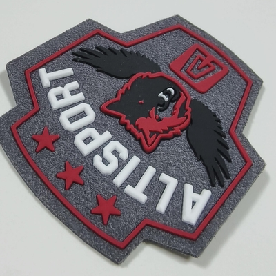 Stemma logo abbigliamento 3D personalizzato stirabile, etichetta lavabile, adesivo termotrasferibile riflettente, stampa serigrafica a caldo