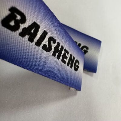 Etichette tessute personalizzate durevoli per abbigliamento e abbigliamento, etichette di marca personalizzate con logo