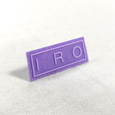 Etichetta stampata in silicone - Toppa in silicone con logo personalizzato per la decorazione di abbigliamento