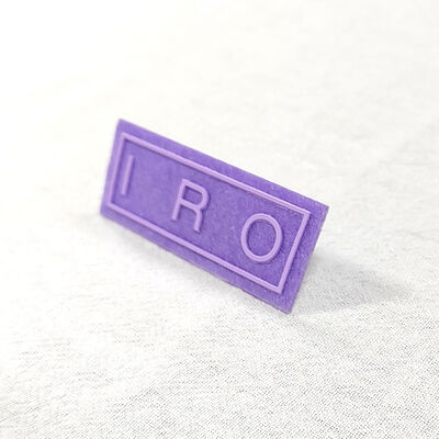 Etichetta stampata in silicone - Toppa in silicone con logo personalizzato per la decorazione di abbigliamento