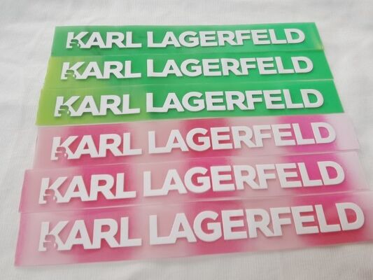 Custom 3D Raised Rubber Silicone Logo Stickers High Quality Heat Transfer for Clothing & Garments