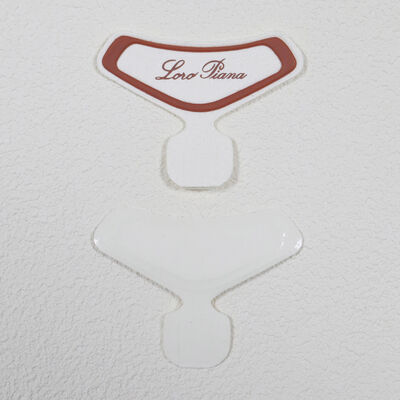 Etichetta ad alta frequenza in TPU ecologico, etichetta logo per indumenti lavabile