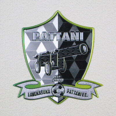 Toppa in TPU personalizzata - Stemma del Pattani FC Football Club per abbigliamento sportivo