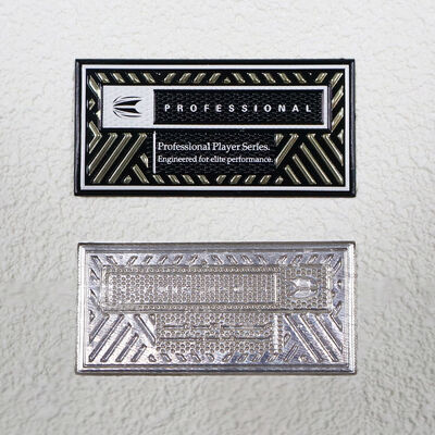Patch ad alta frequenza TPU personalizzato - Metallic Gold & Black Professional Player Series Badge per abbigliamento sportivo