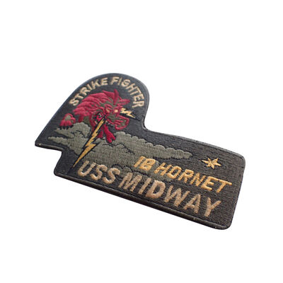 Logo di design personalizzato per abbigliamento Patch ricamato Badge Patch ricamato personalizzato