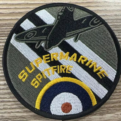 Al dettaglio Patch ricamati in 3D Badge di cucitura Adesivi per abbigliamento a pressione termica in ferro