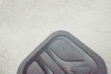 Etichetta rispettosa dell'ambiente molle grigia di Microfiber, logo ad alta frequenza di Costom per abbigliamento
