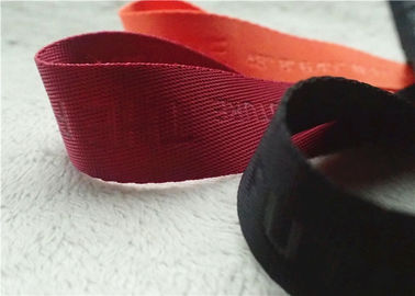 Alta frequenza non elastica variopinta del cavo/banda del nylon con il logo su misura