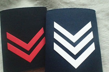 Uniforme su ordinazione di stampa dello schermo delle spalline militari, spallina blu del bordo di spalla
