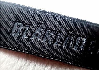 Logo su misura impresso ad alta frequenza della banda elastica del jacquard per l'indumento