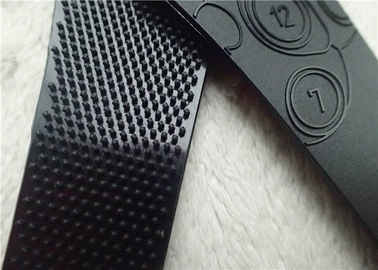 Superficie smussata del polacco dell'abbigliamento della manica dell'indumento del Velcro su ordinazione delle toppe TPU con il logo di plastica impresso brillante