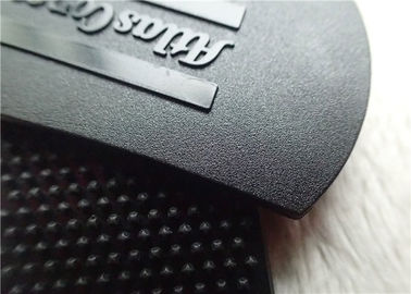 Superficie smussata del polacco dell'abbigliamento della manica dell'indumento del Velcro su ordinazione delle toppe TPU con il logo di plastica impresso brillante