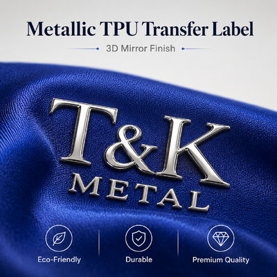Logo di trasferimento termico Tpu personalizzato 3D Tpu Label Transfer Soft Tpu Logo per abbigliamento