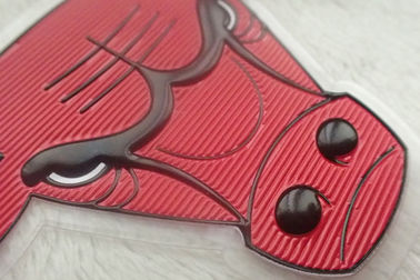 L'abbigliamento su ordinazione amichevole eco- rattoppa il logo impresso alta frequenza morbida di stampa dello schermo di TPU 3D