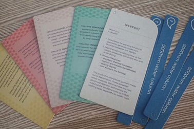 Recyled personale ha stampato gli accessori di carta dell'etichetta/abito di caduta