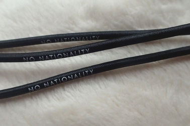 Cavo elastico rotondo 2.5MM variopinto, logo di stampa dello schermo sulla corda elastica