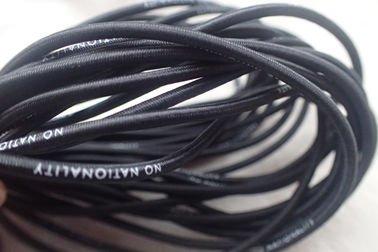 Cavo elastico rotondo 2.5MM variopinto, logo di stampa dello schermo sulla corda elastica