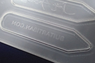 Etichette di caduta dell'abbigliamento di logo del laser di Coutom, etichette acriliche trasparenti