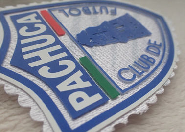 Toppe su ordinazione dell'abbigliamento del silicio tridimensionale, Tatami multicolore che si affolla l'etichetta del trasferimento di calore
